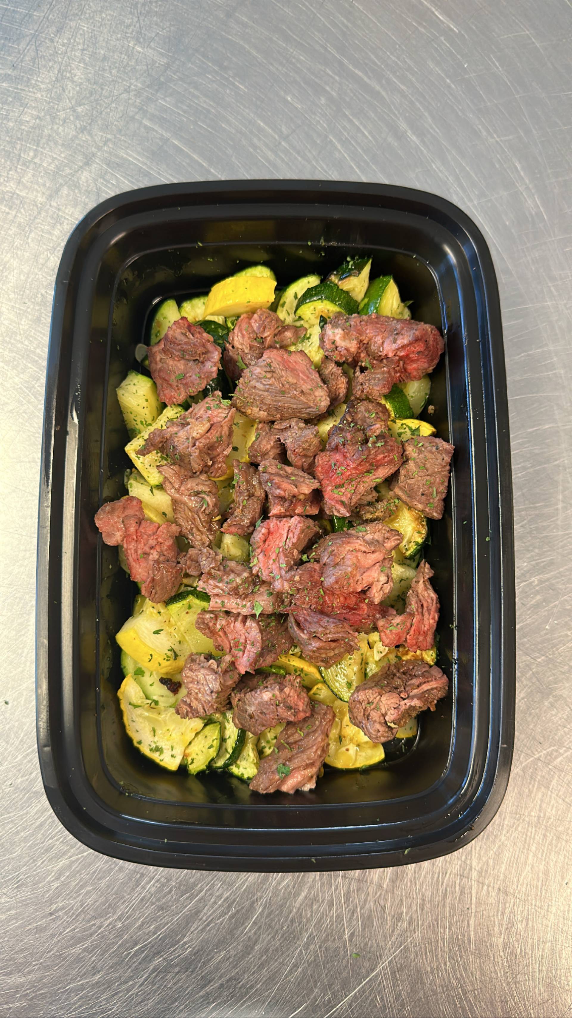 Steak + Zucchini