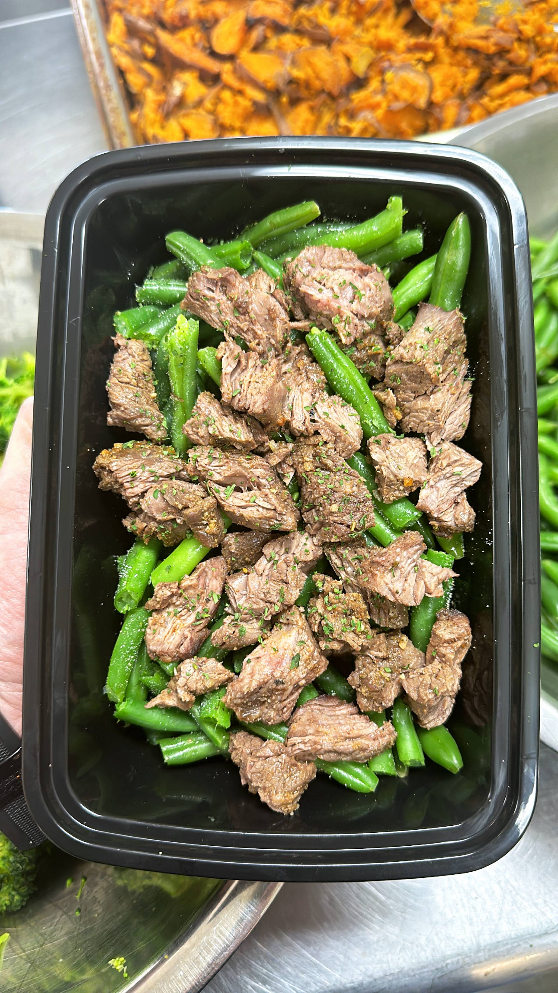 Steak + Green Beans