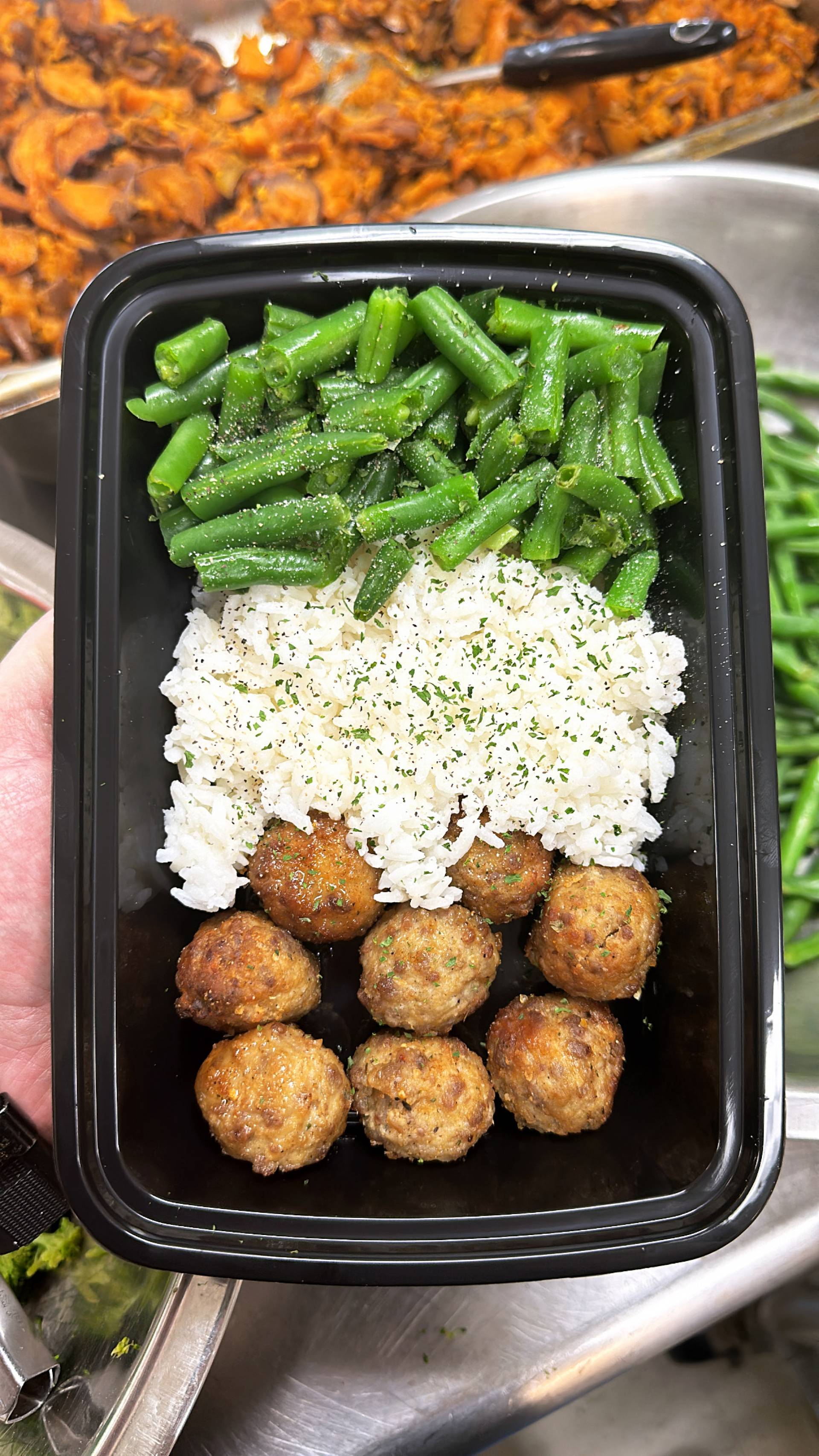 TMB + Jasmine Rice + Green Beans
