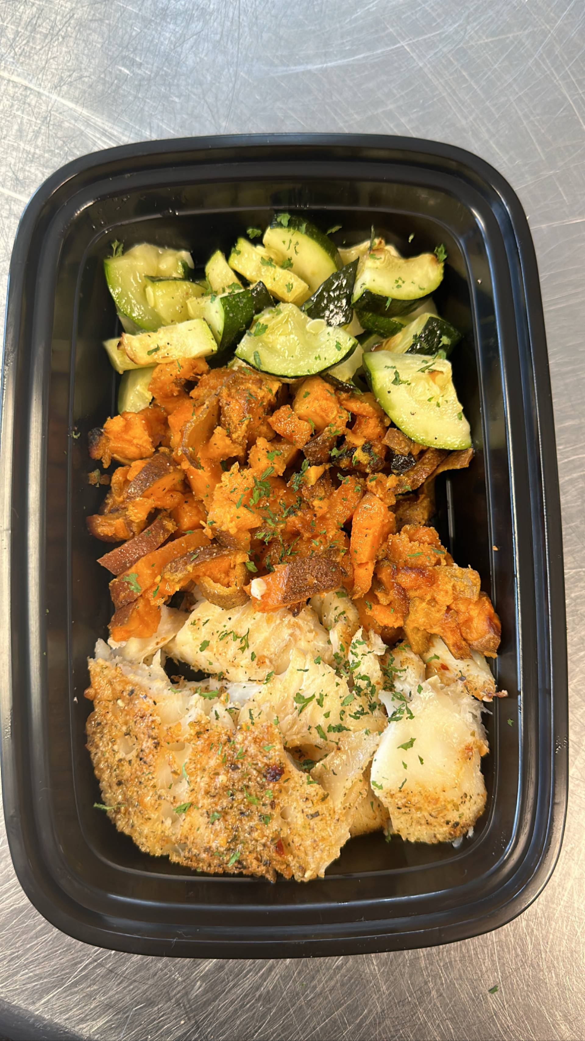 Haddock/Cod + Sweet Potato + Zucchini