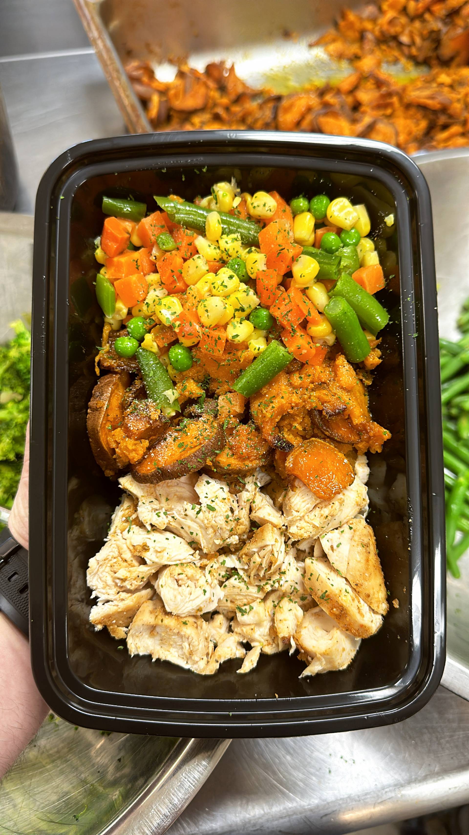Chicken + Sweet Potato + Mixed Veg