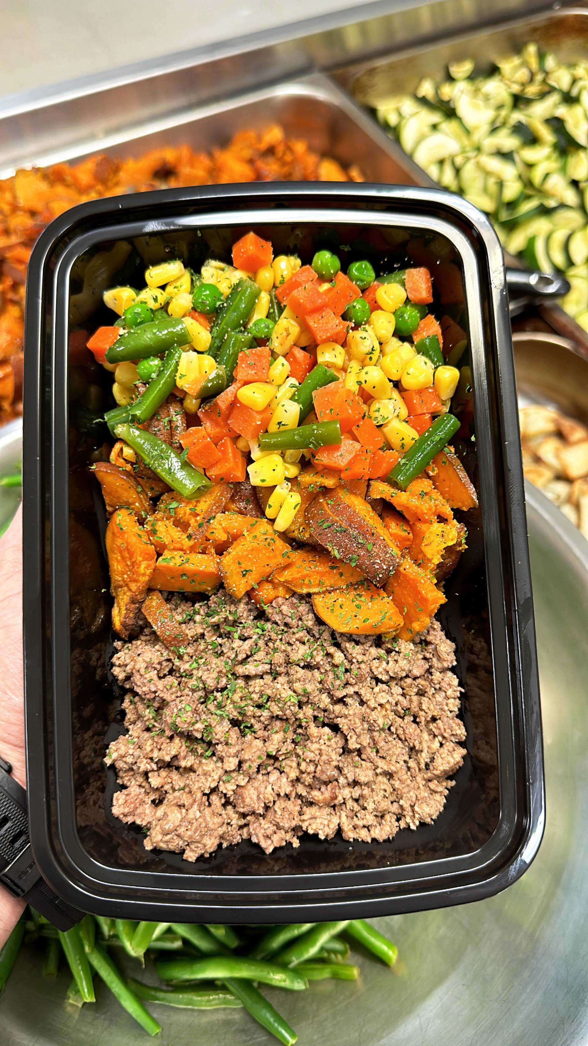 Beef + Sweet Potato + Mixed Veg