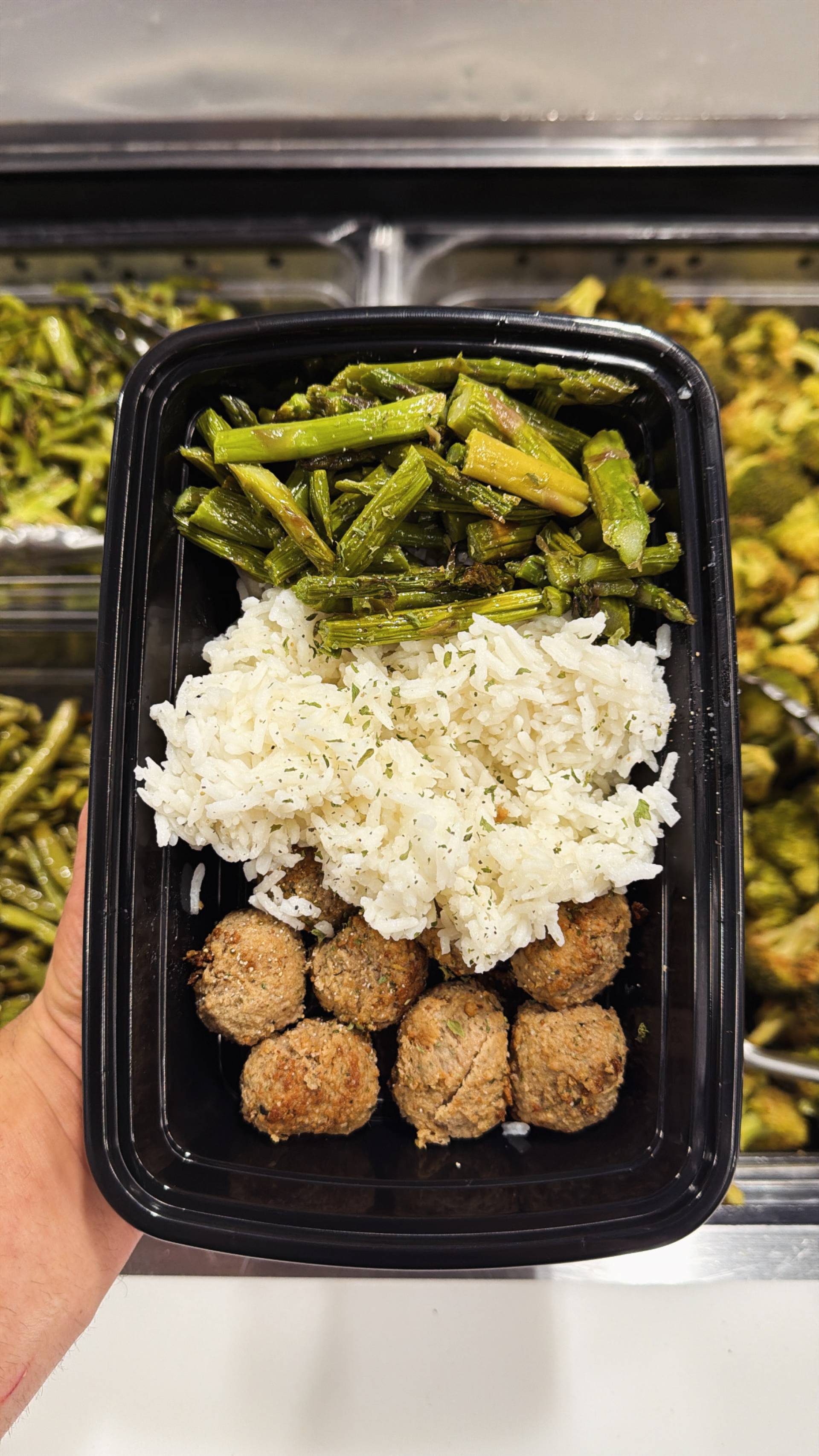 TMB + Jasmine Rice + Asparagus