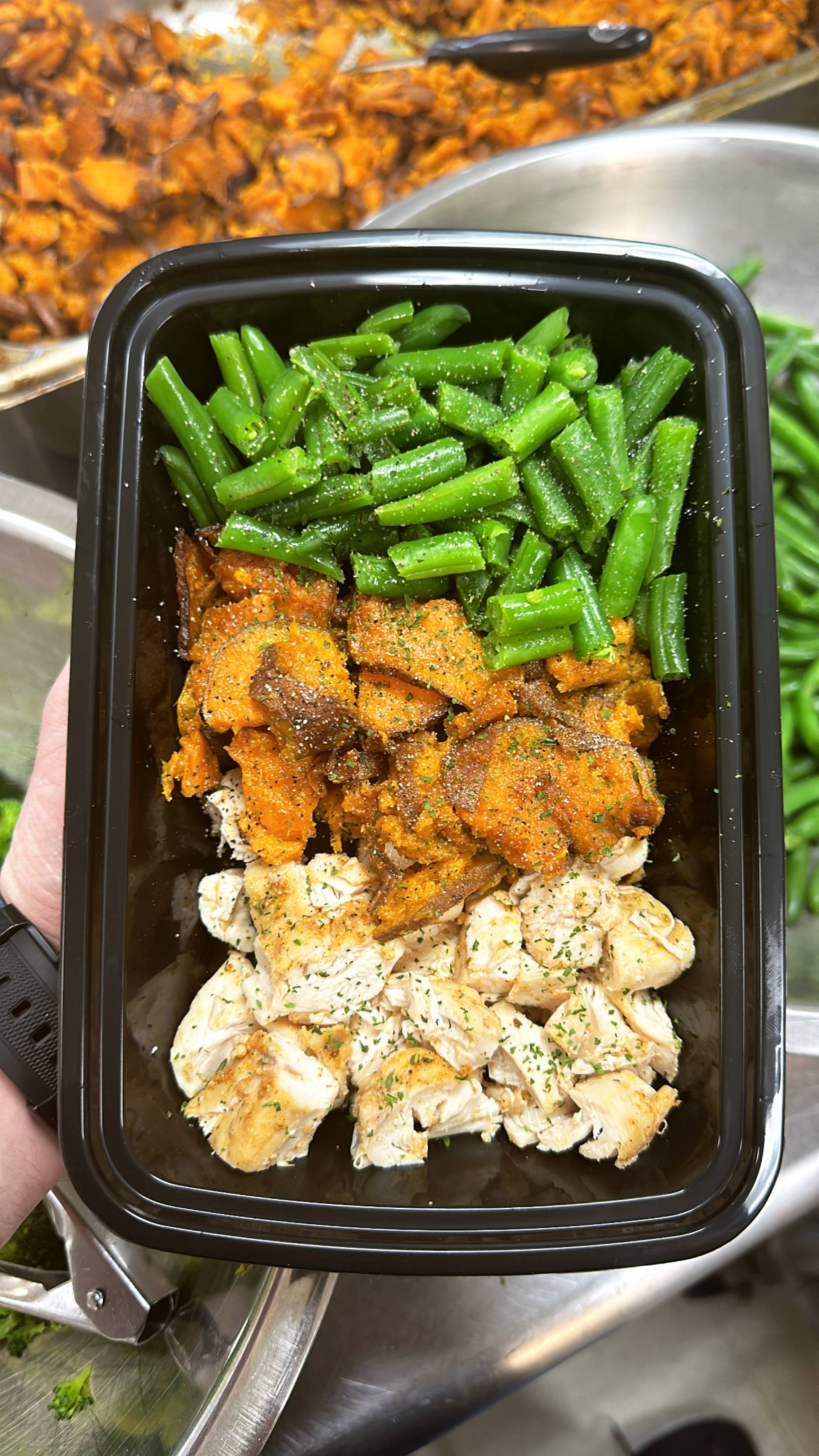 Chicken + Sweet Potato + Green Beans