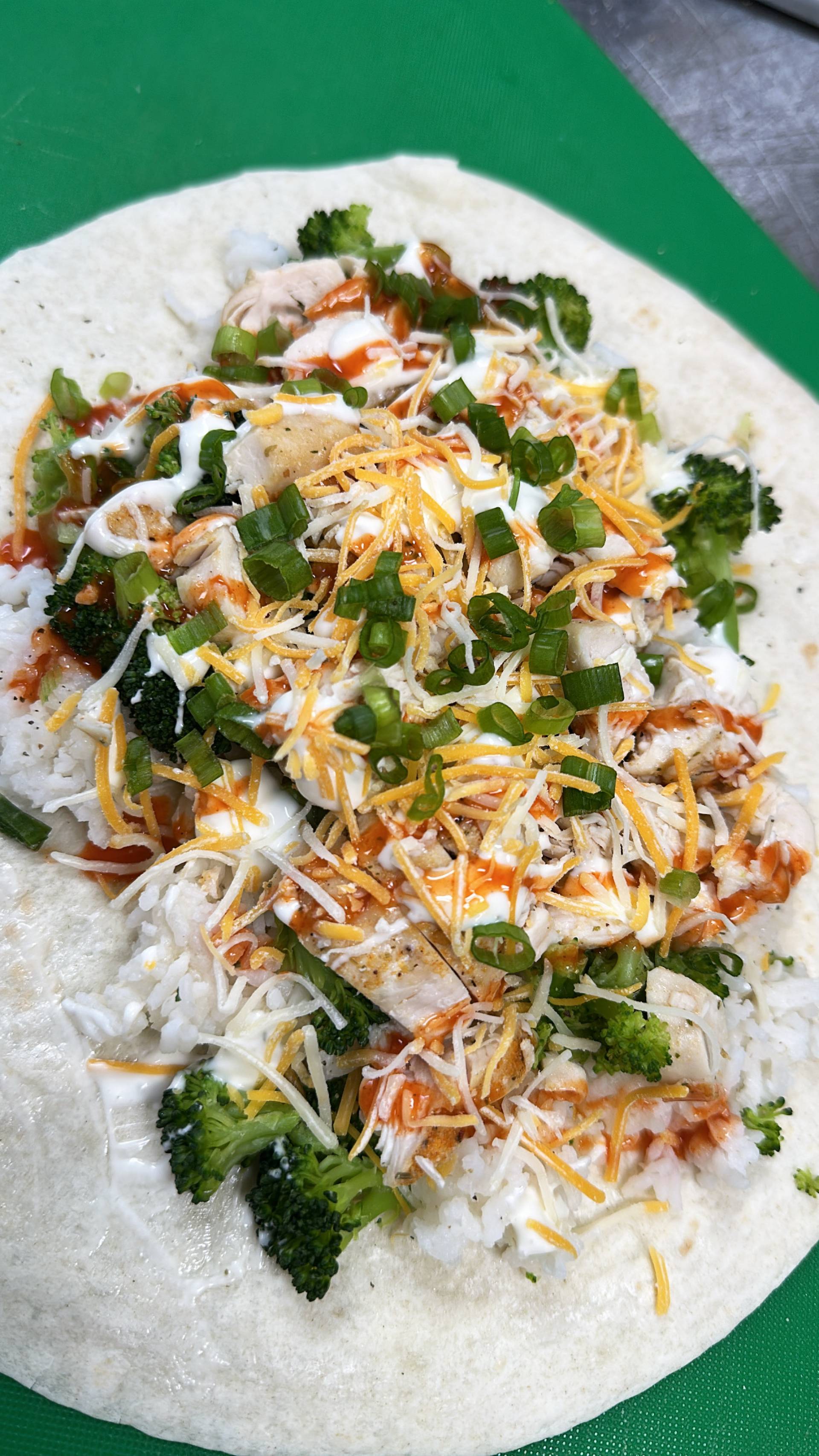 Garlic Buffalo Wrap (Rice)
