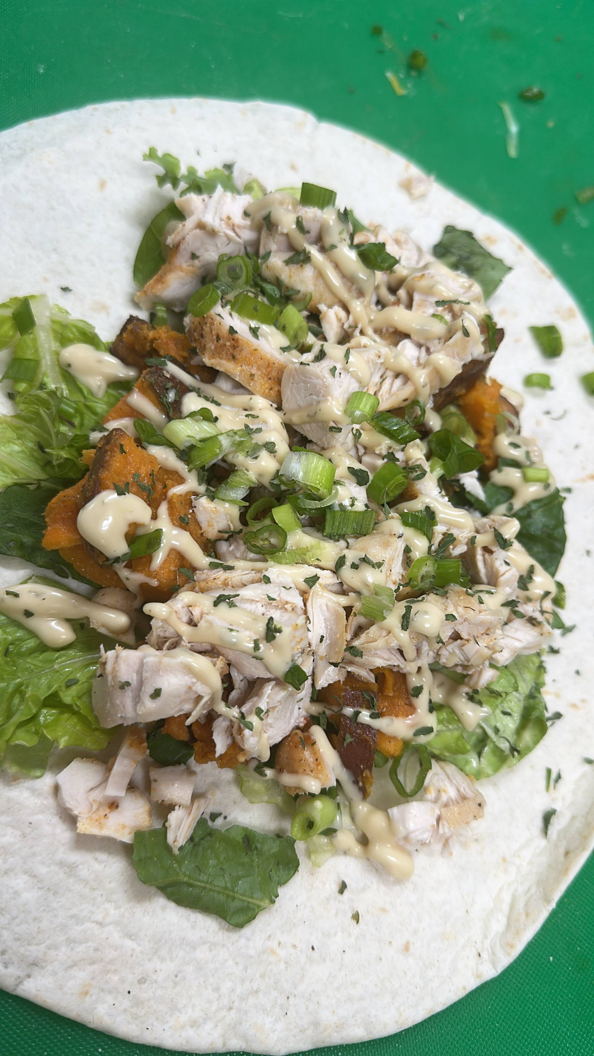 Garlic Parmesan Wrap (Rice)