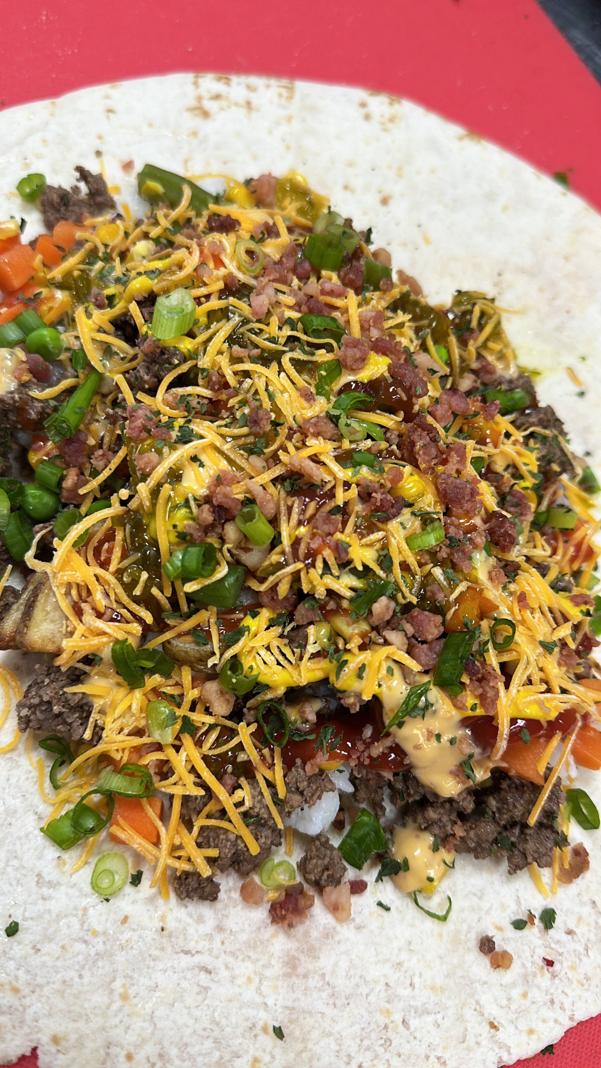 Bacon Mac Wrap (Rice)