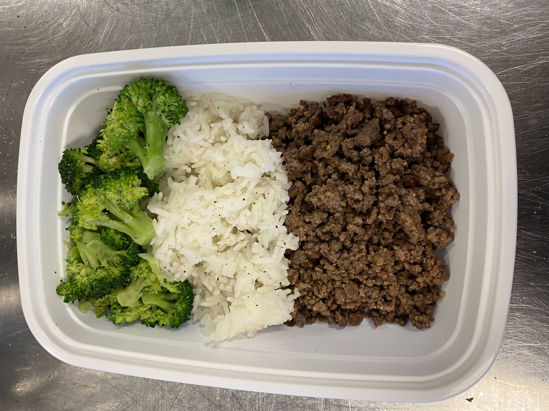 Beef + Jasmine Rice + Broccoli
