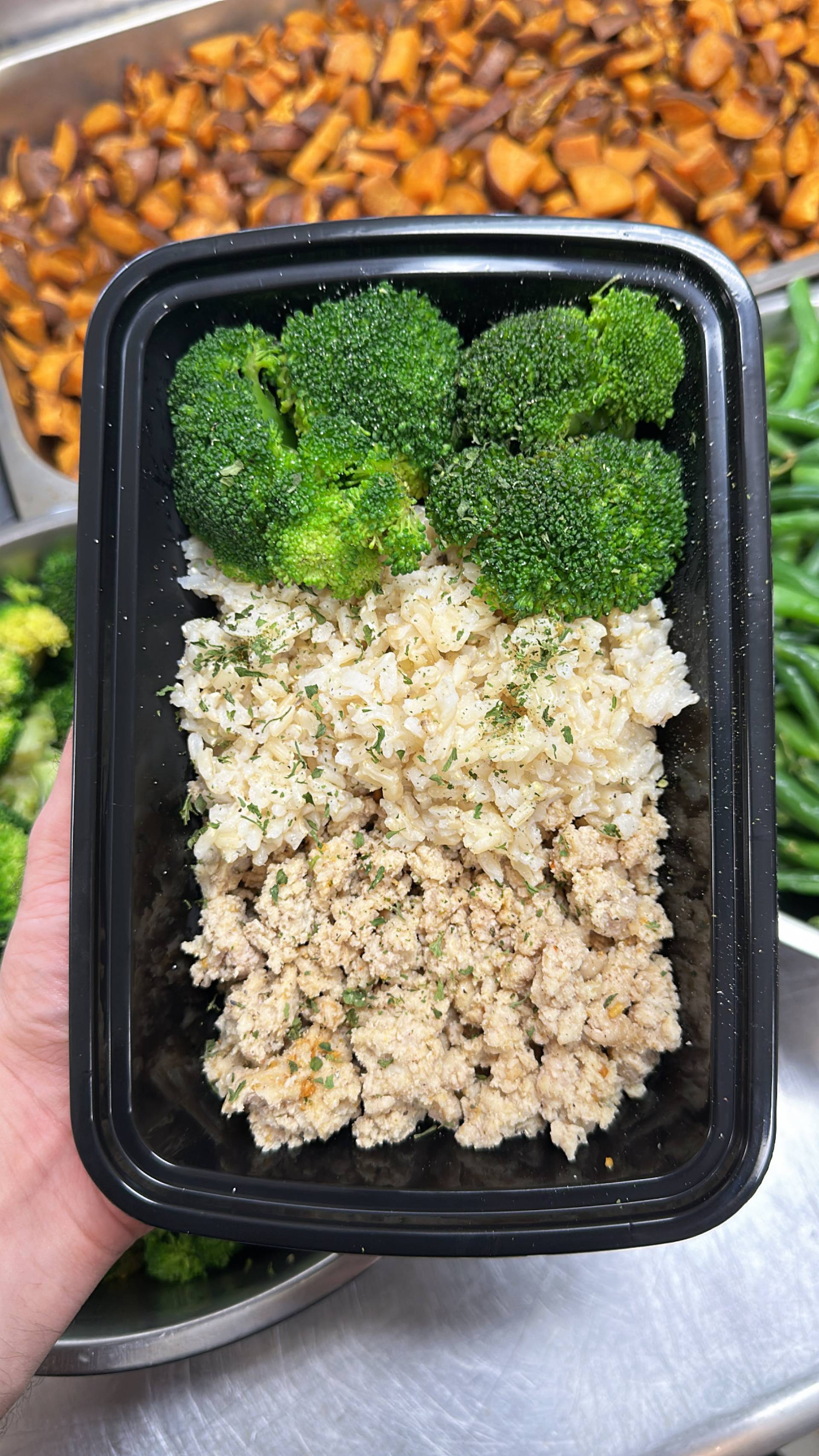 Ground Chicken + Jasmine Rice + Broccoli