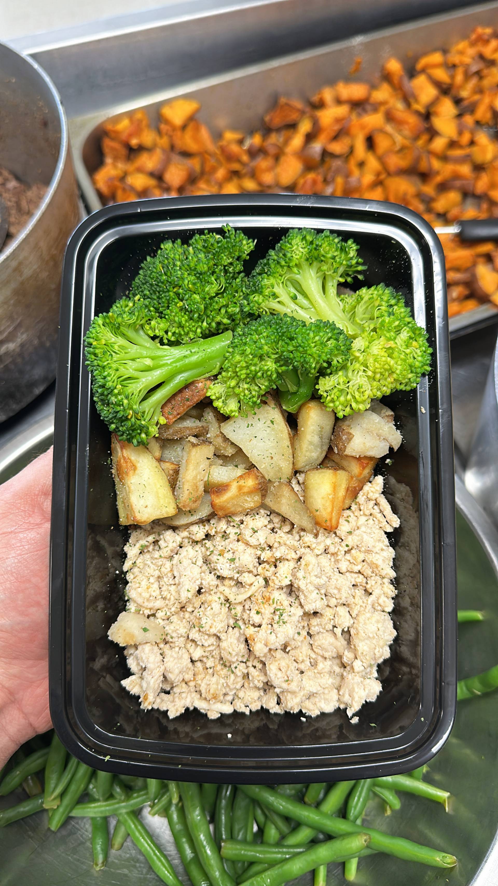 Ground Chicken + White Potato + Broccoli