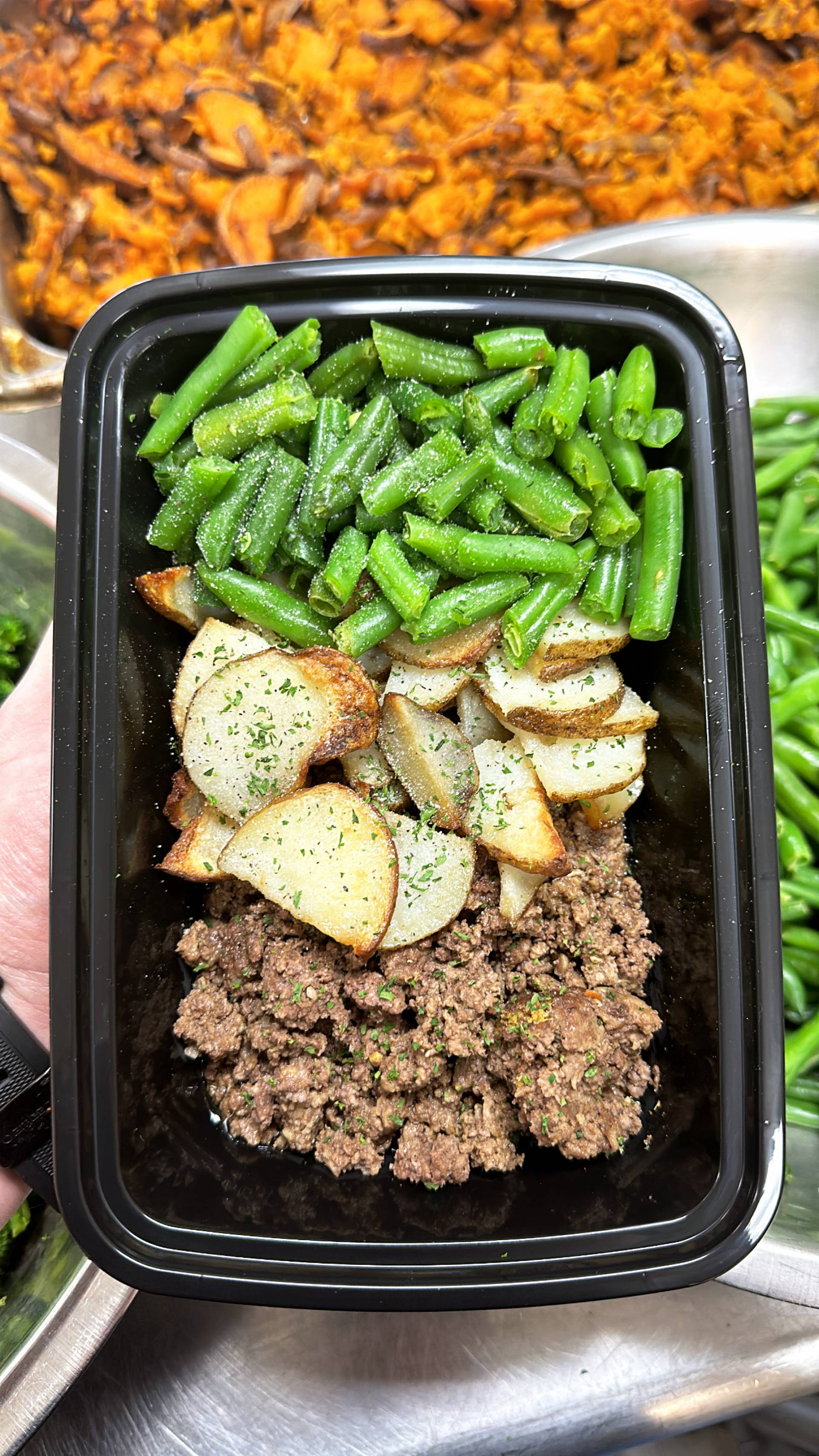 Beef + White Potato + Green Beans