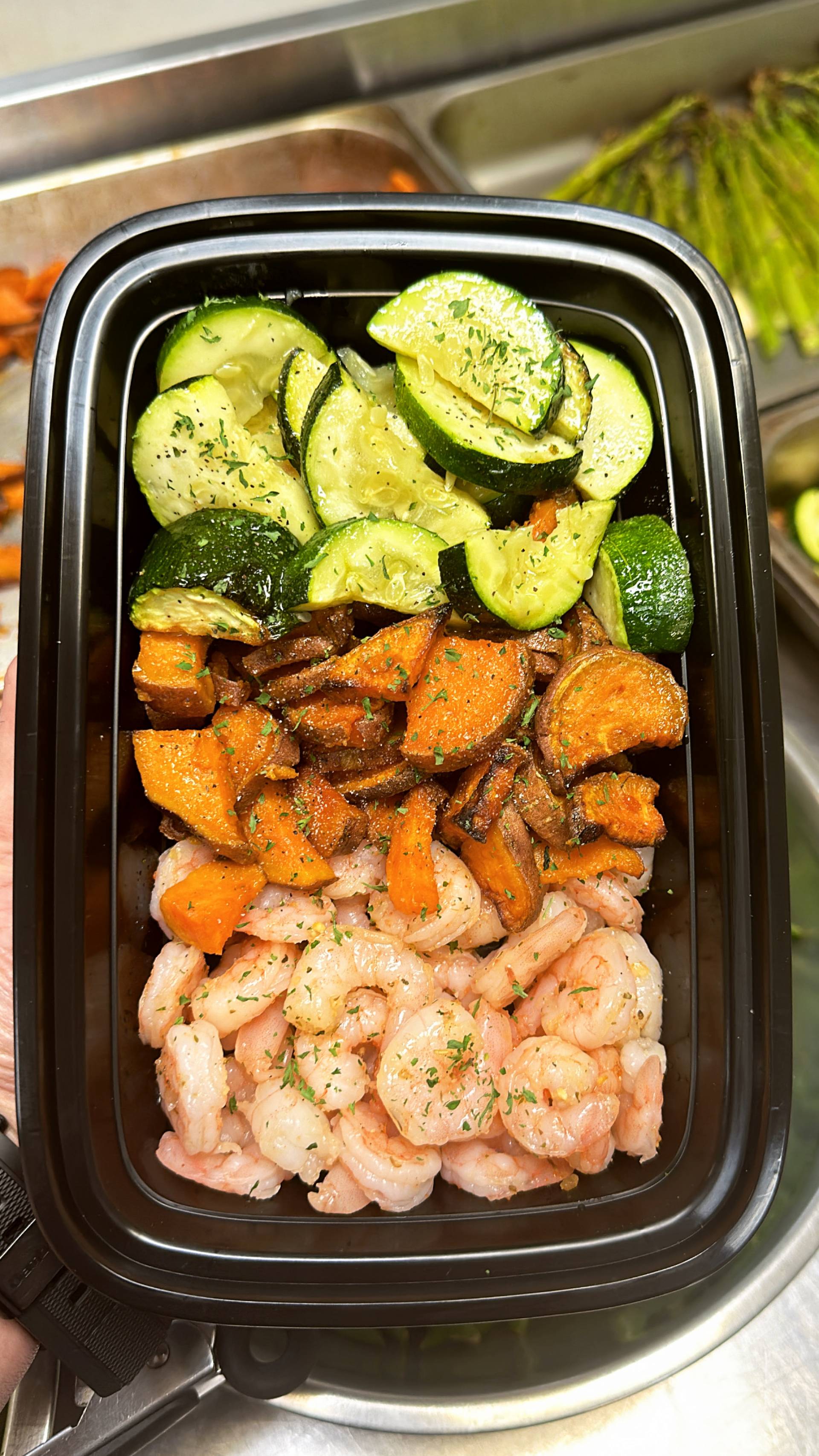 Shrimp + Sweet Potato + Zucchini