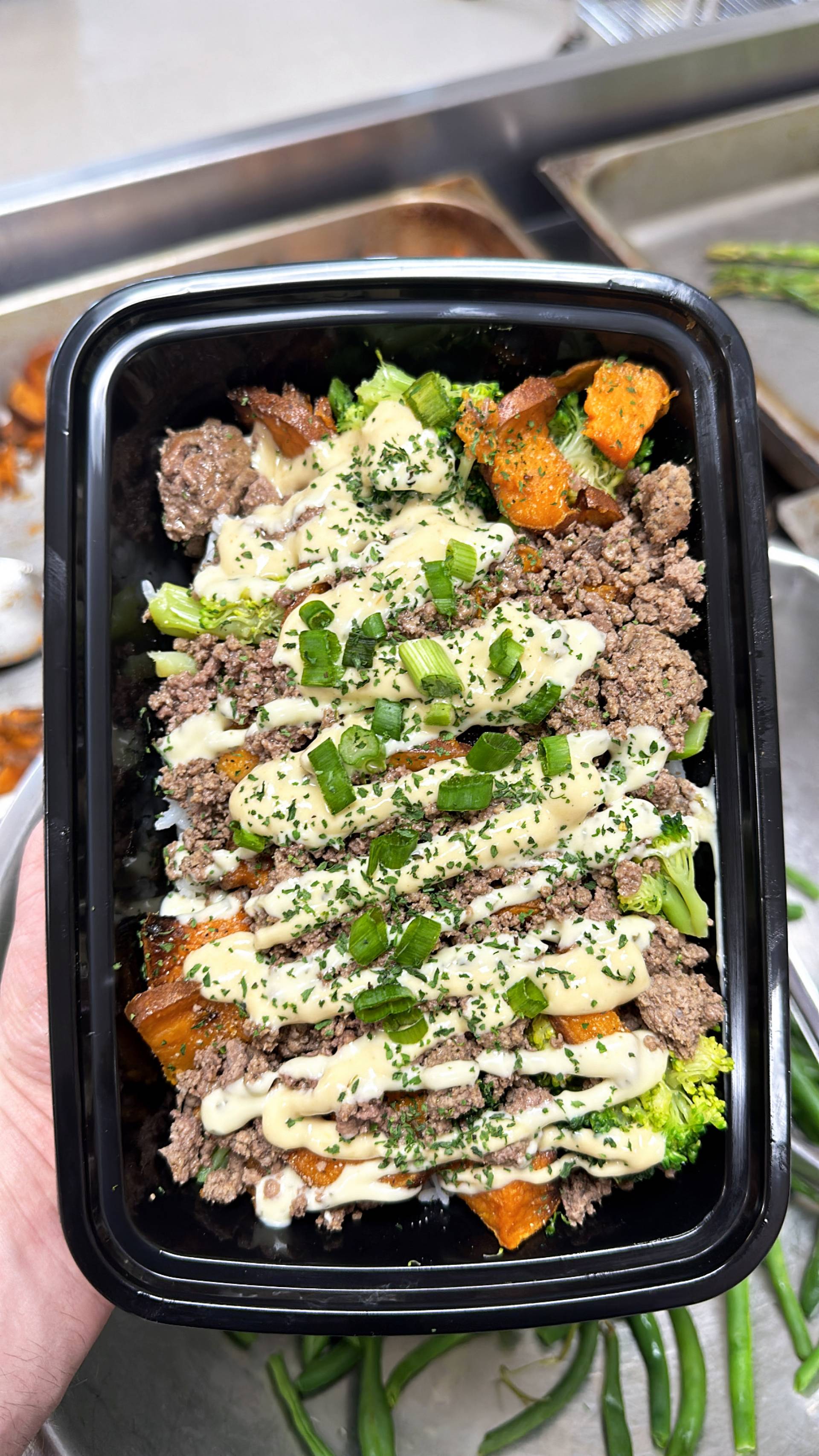 Garlic Parmesan ( Beef + Sweet Potato )